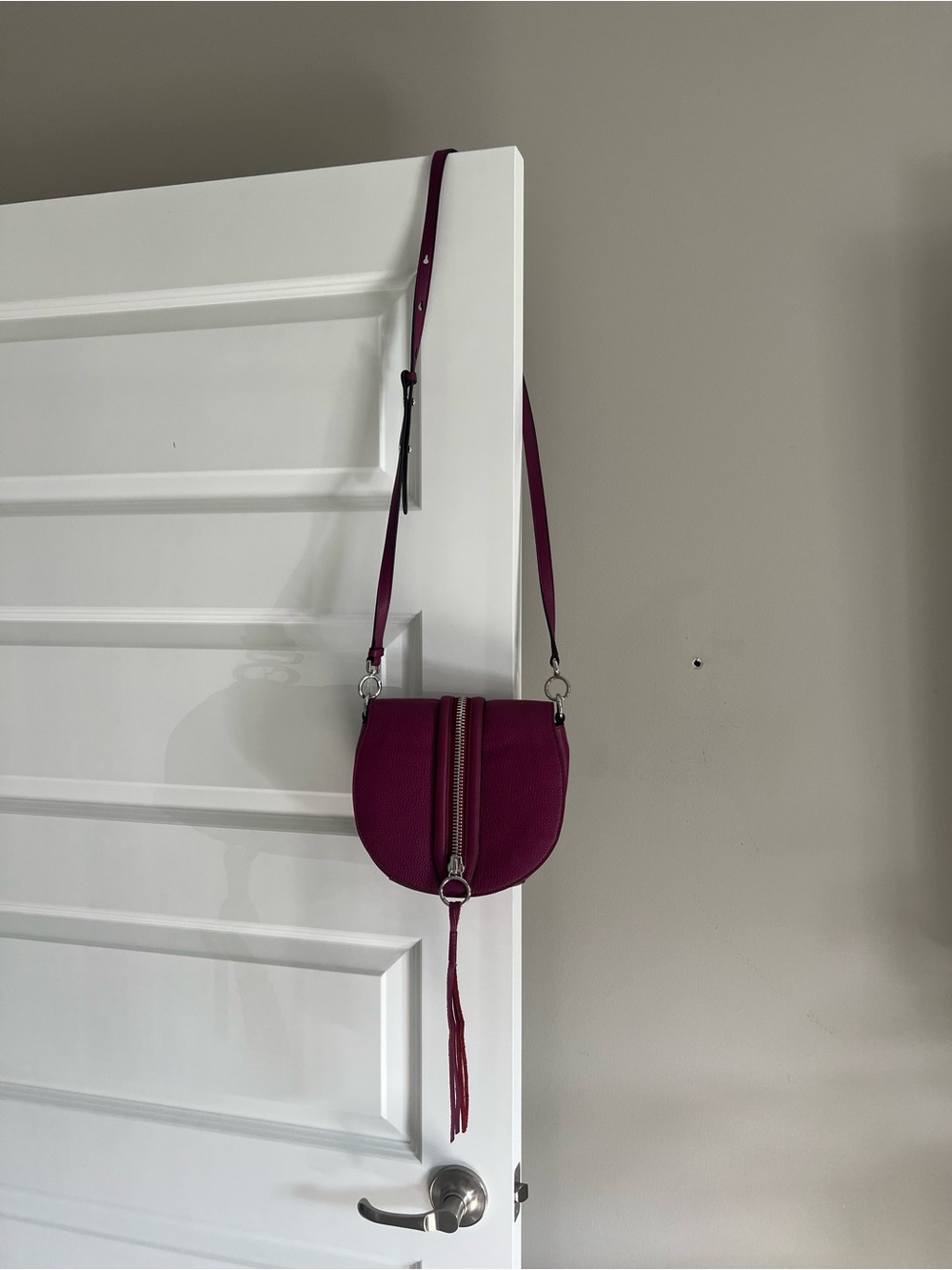 Rebecca Minkoff Plum Crossbody Bag with Tassel